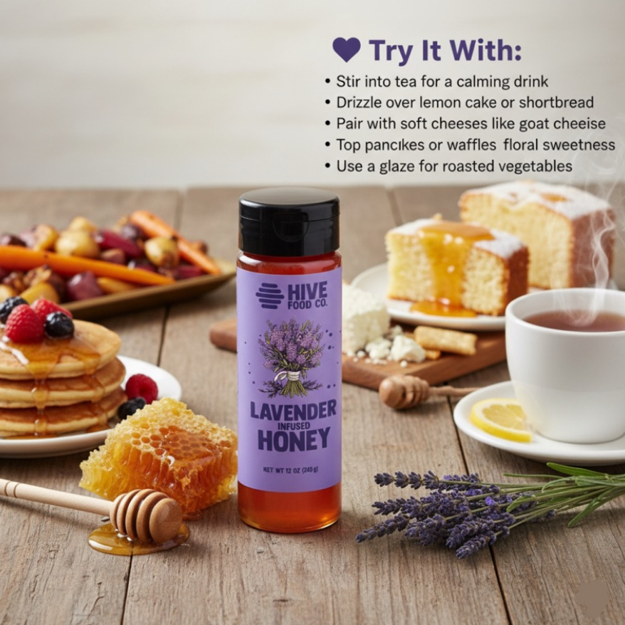 Lavender Infused Honey