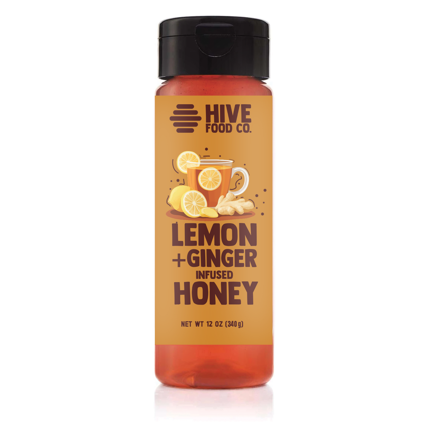 Lemon + Ginger Infused Honey