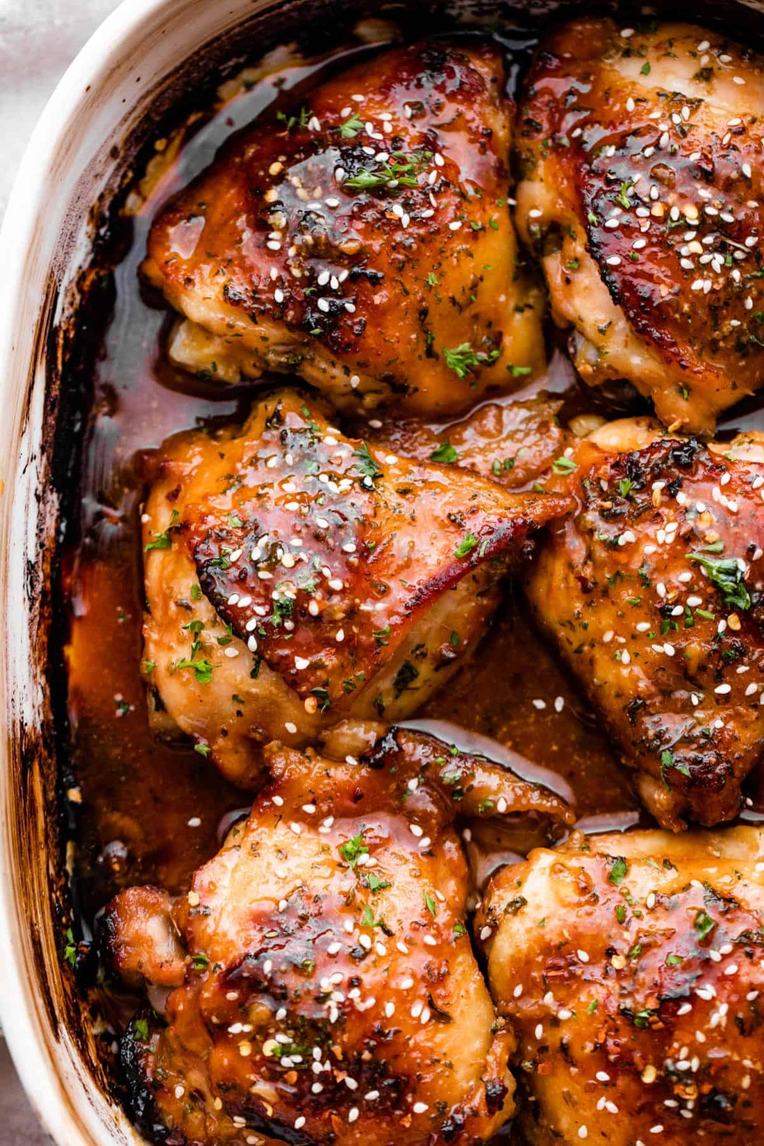 Honey Garlic Chicken Thighs