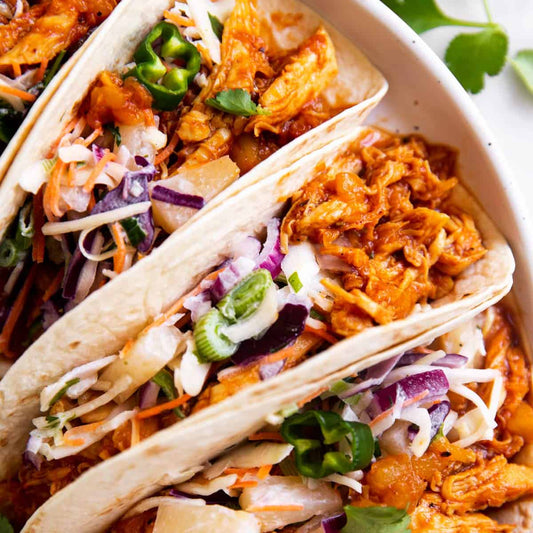 Honey BBQ Chicken Tacos