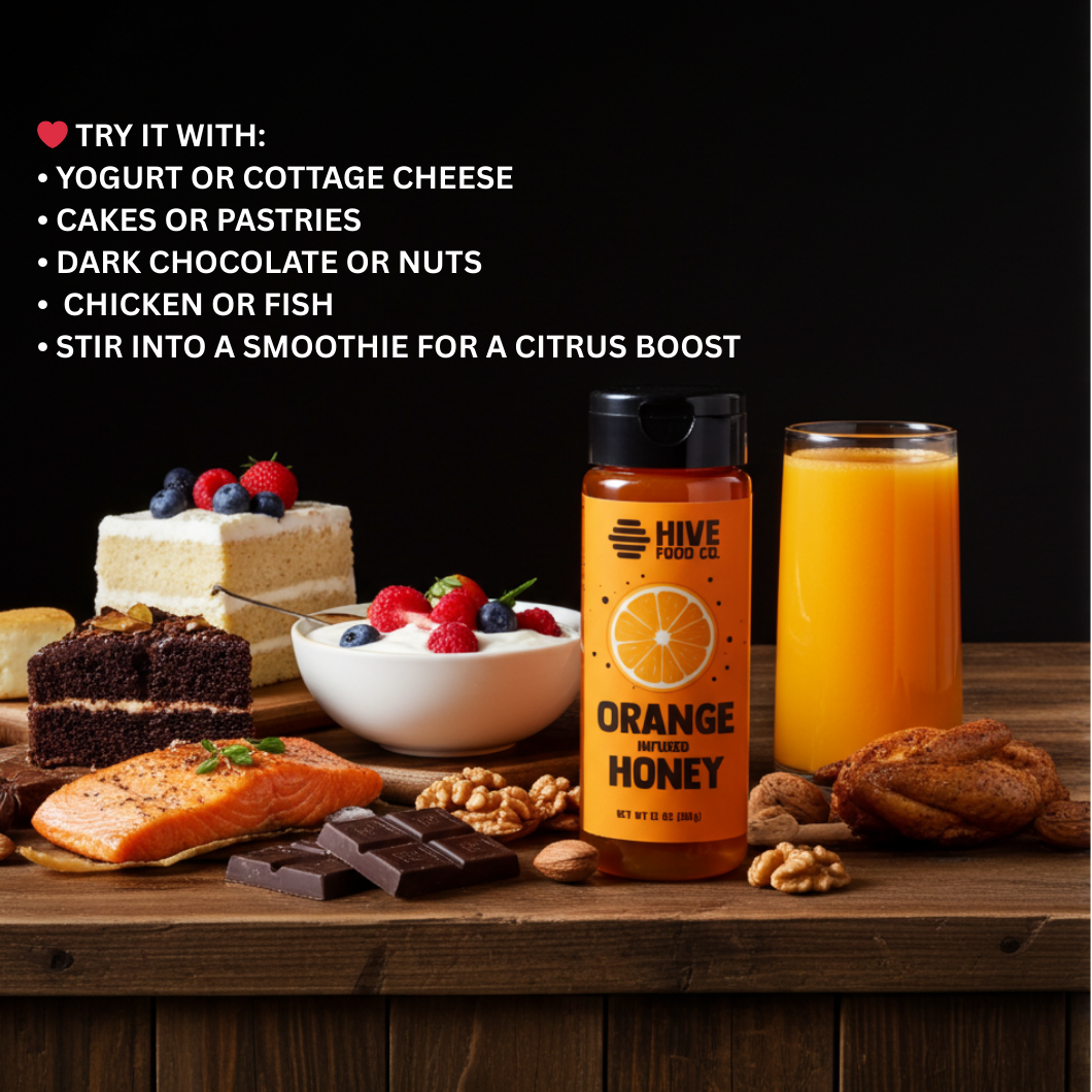 Orange Infused Honey