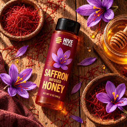 Saffron Infused Honey