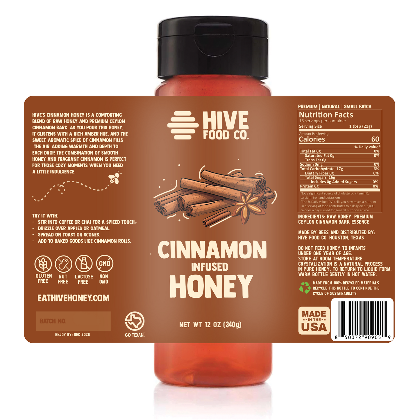 Cinnamon Infused Honey