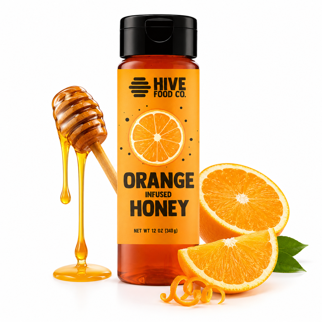 Orange Infused Honey