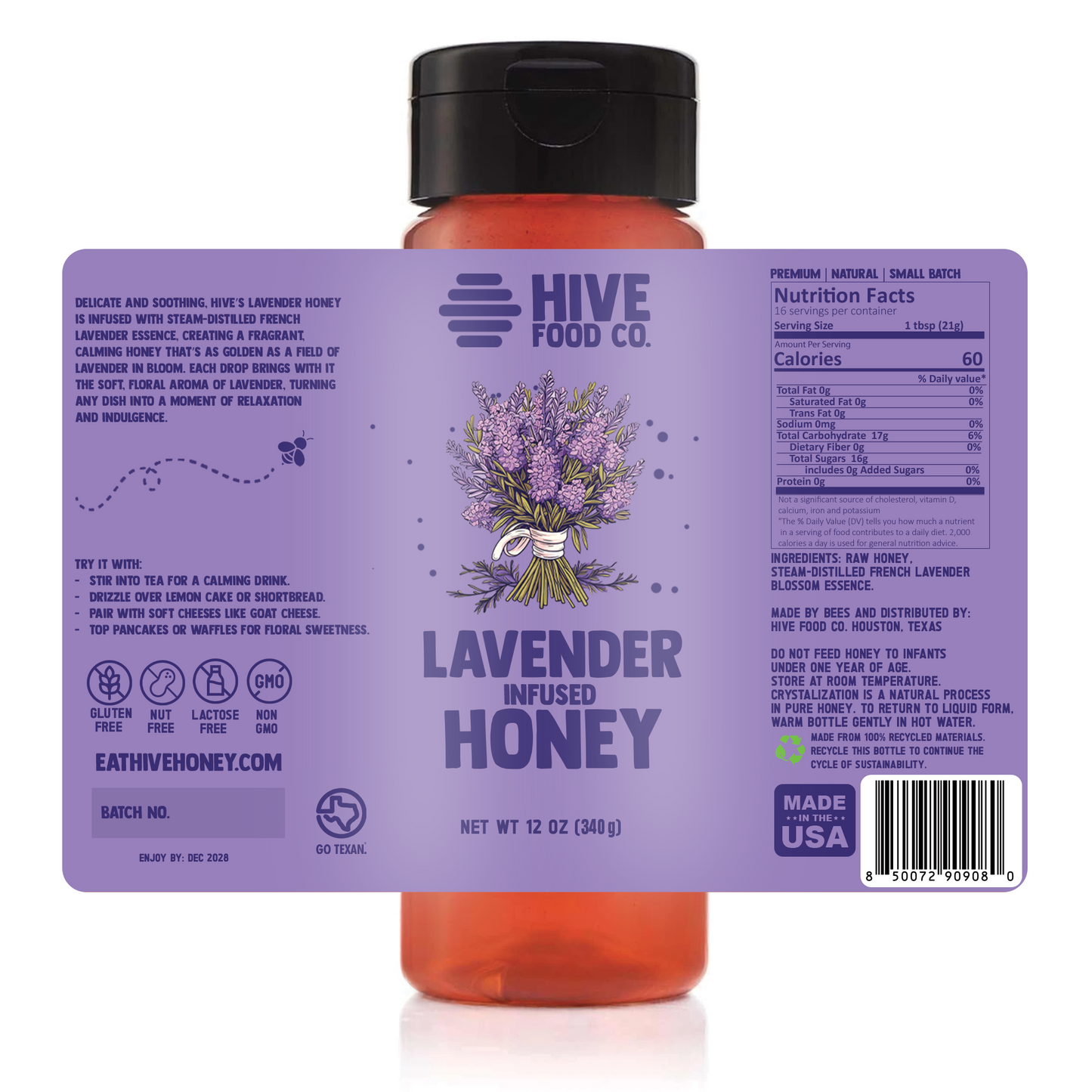 Lavender Infused Honey