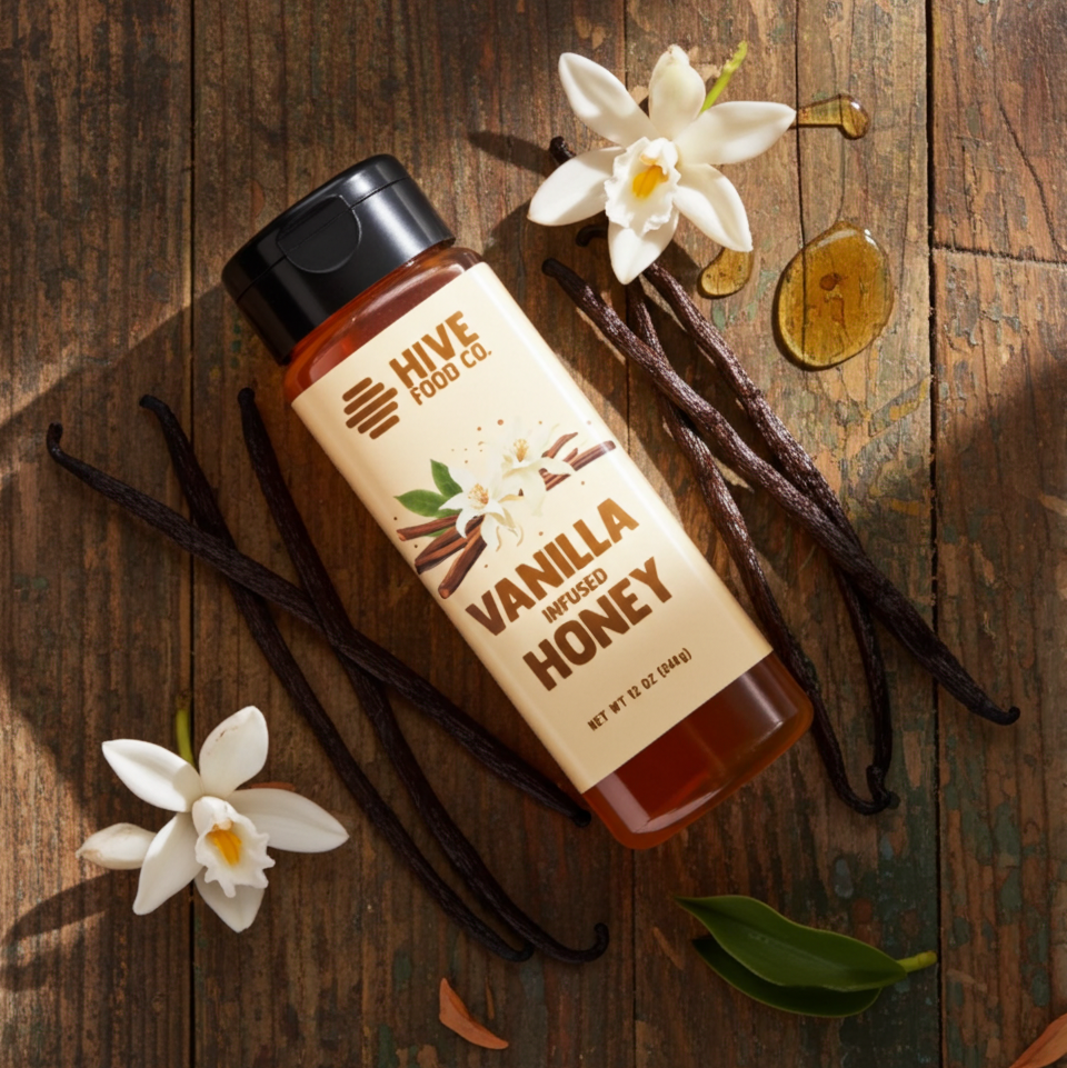 Vanilla Bean Infused Honey