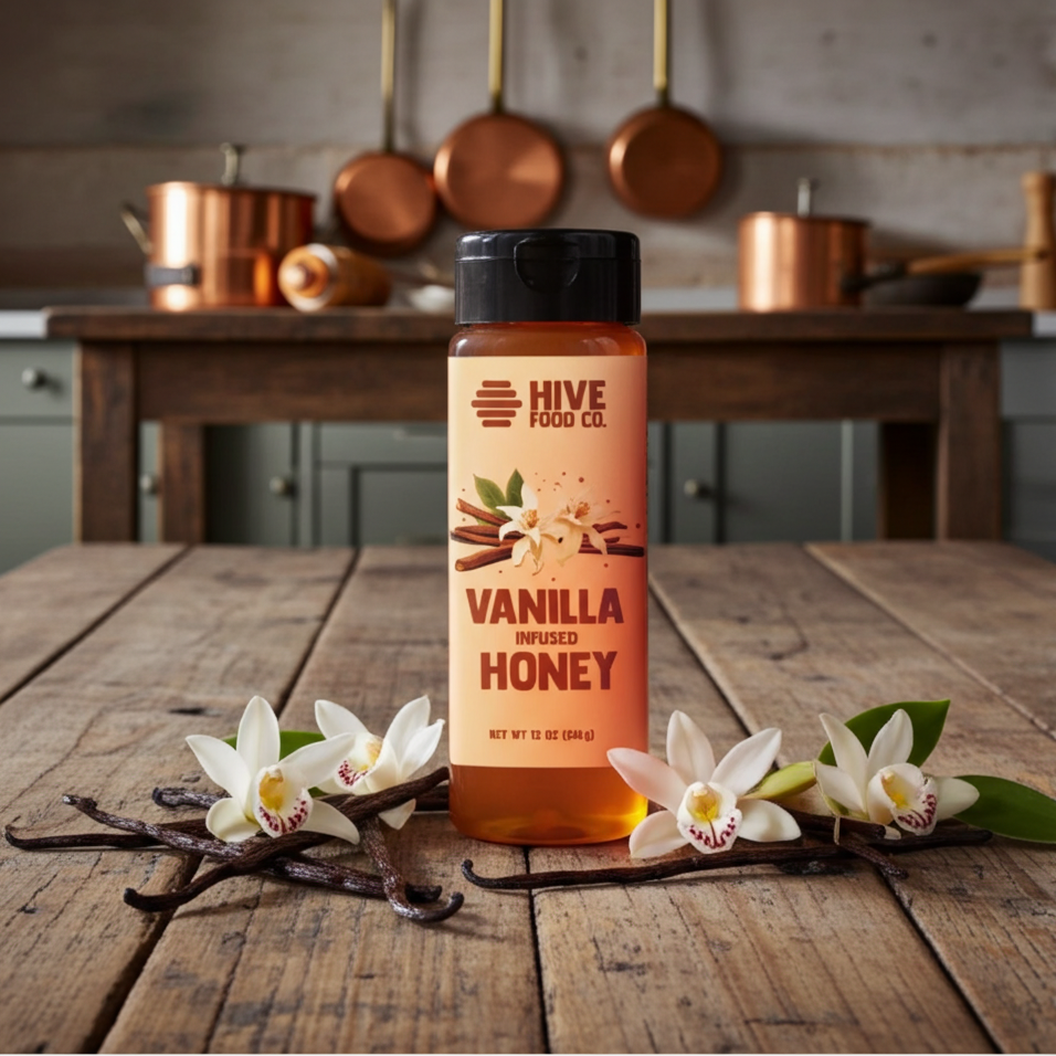 Vanilla Bean Infused Honey